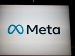A Meta logo is seen