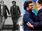 Amitabh Bachchan and Rajinikanth on the sets of Vettaiyan Amitabh Bachchan and Rajinikanth on the sets of Vettaiyan