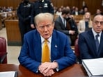 Former US President Donald Trump attends his trial for allegedly covering up hush money payments linked to extramarital affairs, at Manhattan Criminal Court in New York City, on May 2, 2024. Trump, 77, is accused of falsifying business records to reimburse his lawyer, Michael Cohen, for a $130,000 hush money payment made to porn star Stormy Daniels just days ahead of the 2016 election against Hillary Clinton. (Photo by Doug Mills / POOL / AFP)