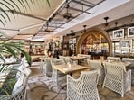 Gaylord restaurant opened doors recently after a transformation and exudes a bright, Parisian vibe in its alfresco seating area