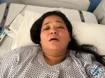 Bharti Singh shot her latest vlog from her hospital bed.