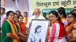 Prime Minister Narendra Modi alleged on Friday that the INDIA bloc government in Jharkhand looted the state’s resources (PTI)