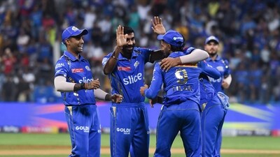 Bumrah was finally given the ball in the death overs and he went on to pick three wickets. He recorded figures of 3/18 and KKR were all out for 169. One can only wonder how much lower their score could have been had Bumrah been allowed to bowl more when Venkatesh and Pandey were still fresh to the crease. (ANI ) Bumrah was finally given the ball in the death overs and he went on to pick three wickets. He recorded figures of 3/18 and KKR were all out for 169. One can only wonder how much lower their score could have been had Bumrah been allowed to bowl more when Venkatesh and Pandey were still fresh to the crease. (ANI )