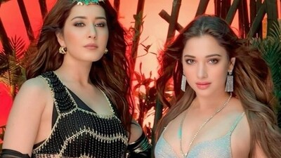 Aranmanai 4 Twitter reviews: Raashii Khanna and Tamannaah Bhatia in the song Achacho. Aranmanai 4 Twitter reviews: Raashii Khanna and Tamannaah Bhatia in the song Achacho.