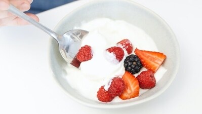 5. Yogurt is a good source of calcium that can provide at least 30% of the daily needs. Yoghurt has also a good amount of protein that can help in muscle growth and tissue repair. It also has vitamin B12 that helps in red blood cells production as well as brain function. (Pexels) 5. Yogurt is a good source of calcium that can provide at least 30% of the daily needs. Yoghurt has also a good amount of protein that can help in muscle growth and tissue repair. It also has vitamin B12 that helps in red blood cells production as well as brain function. (Pexels)