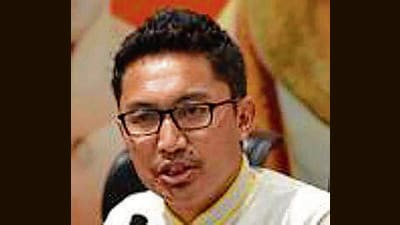 Incumbent BJP MP Jamyang Tsering Namgyal (HT PHOTO) Incumbent BJP MP Jamyang Tsering Namgyal (HT PHOTO)