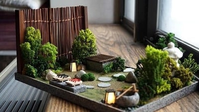 The constant stimulation of modern life can leave us yearning for tranquility. Zen in design has become an emerging trend in home interiors, a philosophy that emphasises simplicity, nature and mindfulness. While traditional Zen gardens are expansive landscapes, their core principles can be translated into home décor, creating pockets of peace within one’s everyday space.&nbsp; (Photo by Scotts Landscaping)