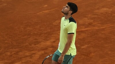 Spain's Carlos Alcaraz (AFP) Spain's Carlos Alcaraz (AFP)