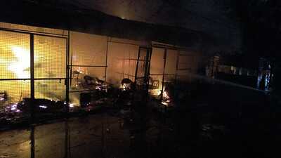 The fire broke out in the wee hours of Friday (HT Photo)