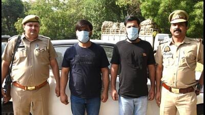 The suspects have been charged under sections of cheating and forgery of the Indian Penal Code, and sent to judicial custody on Friday. (Sunil Ghosh/HT Photo) The suspects have been charged under sections of cheating and forgery of the Indian Penal Code, and sent to judicial custody on Friday. (Sunil Ghosh/HT Photo)
