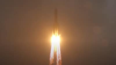 China launches Chang'e 6 moon mission. (CGTN) China launches Chang'e 6 moon mission. (CGTN)
