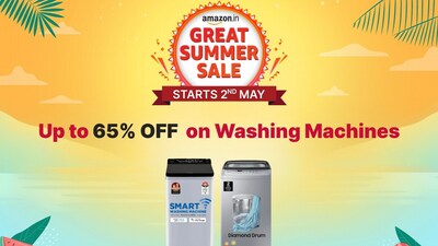 Check out steal deals on washing machines at discount on Amazon Great Summer Sale 2024 Check out steal deals on washing machines at discount on Amazon Great Summer Sale 2024