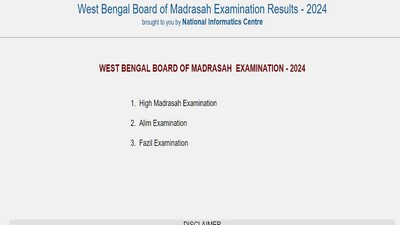 WB Madrasa Board Result 2024: WBBME results out, direct link here WB Madrasa Board Result 2024: WBBME results out, direct link here