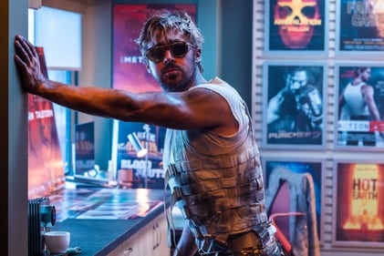 Ryan Gosling as Colt Seavers in The Fall Guy Ryan Gosling as Colt Seavers in The Fall Guy