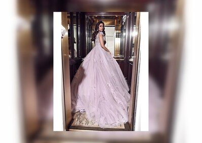 In 2019 Met Gala, Isha Ambani graced the red carpet of the Met Gala in a pale violet tulle v-neck ballgown by designer Prabal Gurung. (Instagram/@prabalgurung) In 2019 Met Gala, Isha Ambani graced the red carpet of the Met Gala in a pale violet tulle v-neck ballgown by designer Prabal Gurung. (Instagram/@prabalgurung)