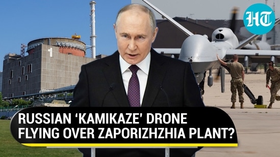 Ukraine Says Russian Drone Flying Over Zaporizhzhia Plant, Releases Video