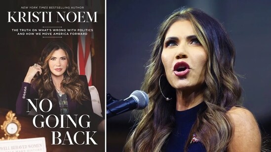 In her book, the South Dakota Governor also claimed to have called off a meeting with French President Emmanuel Macron during her tenure as governor last year. (X/AP)