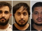 Karan Brar, Kamalpreet Singh and Karanpreet Singh, the three individuals charged with first-degree murder and conspiracy to commit murder in relation to the murder in Canada of Sikh separatist leader Hardeep Singh Nijjar in 2023. (REUTERS)
