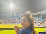 Janhvi Kapoor promotes 'Mahi' at IPL match Janhvi Kapoor promotes 'Mahi' at IPL match