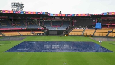 The M. Chinnaswamy Stadium in Bengaluru. (AFP) The M. Chinnaswamy Stadium in Bengaluru. (AFP)