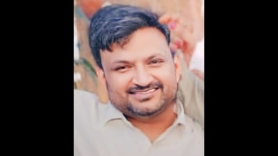 File Photo of Vinay Tyagi a 42-year-old senior executive of a renowned company who was allegedly found murdered in Ghaziabad on Friday. (FILE PHOTO.) File Photo of Vinay Tyagi a 42-year-old senior executive of a renowned company who was allegedly found murdered in Ghaziabad on Friday. (FILE PHOTO.)