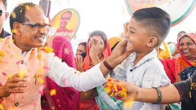Former chief minister Shivraj Singh Chouhan held a rally in Vidisha ahead of May 7 polling (Twitter/@ChouhanShivraj) Former chief minister Shivraj Singh Chouhan held a rally in Vidisha ahead of May 7 polling (Twitter/@ChouhanShivraj)