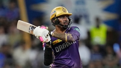 Kolkata Knight Riders' Sunil Narine plays a shot (AP) Kolkata Knight Riders' Sunil Narine plays a shot (AP)
