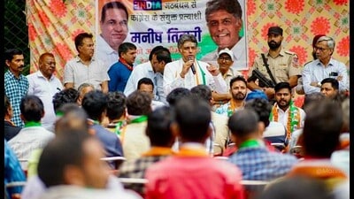Manish Tewari pointed out there was always a procedure and a way out to seek redress in cases where one felt that the court orders and judgments needed to be reviewed. (HT Photo) Manish Tewari pointed out there was always a procedure and a way out to seek redress in cases where one felt that the court orders and judgments needed to be reviewed. (HT Photo)