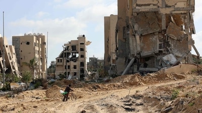 The chief of the United Nations' food program has warned of a "full-blown famine" in northern Gaza and reiterated calls for a ceasefire in Israel's war against Hamas. (AFP) The chief of the United Nations' food program has warned of a "full-blown famine" in northern Gaza and reiterated calls for a ceasefire in Israel's war against Hamas. (AFP)
