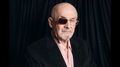 Salman Rushdie poses for a portrait on April 18, 2024, in New York. (Andres Kudacki/AP Photo) Salman Rushdie poses for a portrait on April 18, 2024, in New York. (Andres Kudacki/AP Photo)