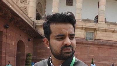 The Karnataka police has formed a SIT to look into a complaint of sexual abuse against Prajwal Revanna (HT)