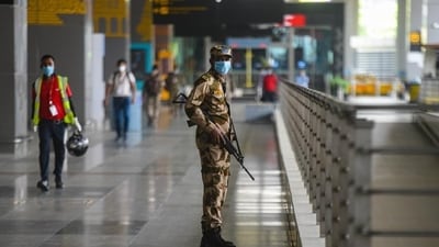 Bomb threat: Security beefed up at Mangaluru International Airport (Amal KS/HT Photo/For Representative Purposes Only) Bomb threat: Security beefed up at Mangaluru International Airport (Amal KS/HT Photo/For Representative Purposes Only)