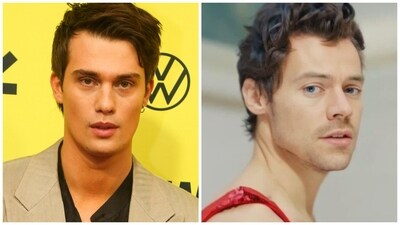 NIcholas Galitzine is reacting to comparisons with Harry Styles in The Idea of You.