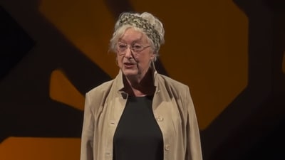 Still from What's Wrong with Dying? | Lesley Hazleton | TEDxSeattle. (TEDx Talks)