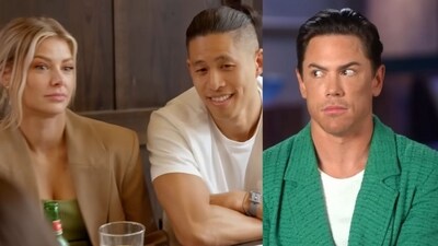 Ariana Madix, her new boyfriend Daniel Wai and Tom Sandoval in Vanderpump Rules Season 11. (Bravo) Ariana Madix, her new boyfriend Daniel Wai and Tom Sandoval in Vanderpump Rules Season 11. (Bravo)