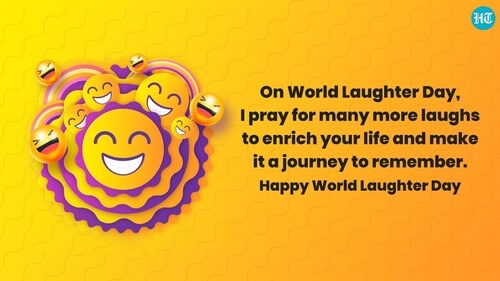 Happy World Laughter Day 2024: Celebrate World Laughter Day by sharing these wishes, images and quotes with friends. (HT Photo) Happy World Laughter Day 2024: Celebrate World Laughter Day by sharing these wishes, images and quotes with friends. (HT Photo)