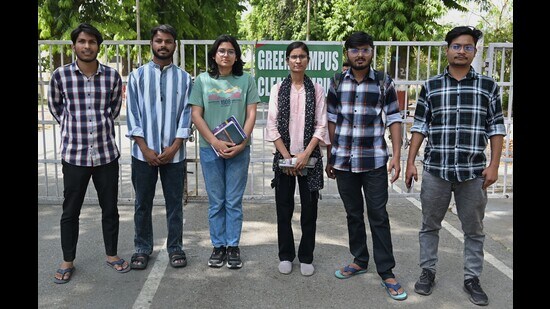 Lucknow University students have voiced their concerns in the polls. (Mushtaq Ali/Hindustan Times)
