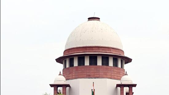 The bench, also comprising justices SC Sharma and Sandeep Mehta, felt that a case was made out to consider the high court order that reversed the elaborate finding of conviction by the trial court. (Arvind Yadav/HT Photo)