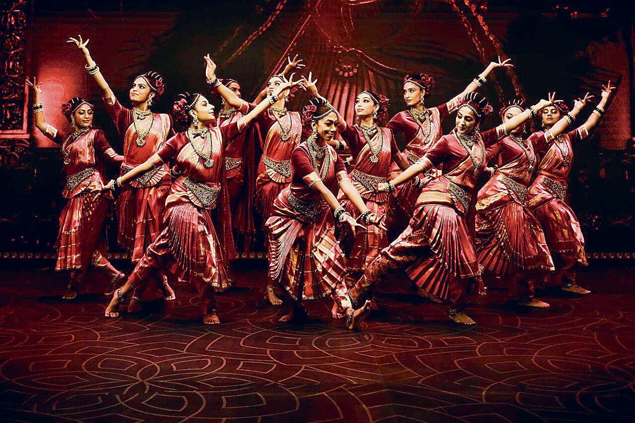 A scene from The Great Indian Musical: Civilization to Nation. A scene from The Great Indian Musical: Civilization to Nation.
