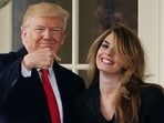 US President Donald Trump's former campaign press secretary Hope Hicks became the first former member of Donald Trump's inner circle to take the witness stand in his historic criminal trial on Friday. (Photo by Mandel NGAN / AFP)