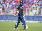 Shubman Gill walks off the field after losing his wicket during the Indian Premier League match between Gujarat Titans and Royal Challengers Bengaluru Shubman Gill walks off the field after losing his wicket during the Indian Premier League match between Gujarat Titans and Royal Challengers Bengaluru