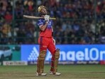 Royal Challengers Bengaluru's Glenn Maxwell reacts after being dismissed by Gujarat Titans' Joshua Little Royal Challengers Bengaluru's Glenn Maxwell reacts after being dismissed by Gujarat Titans' Joshua Little