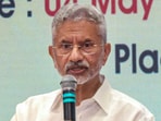 External affairs minister S Jaishankar addresses the media during a press conference in Bhubaneswar on May 4. 