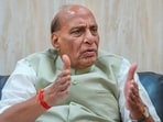 Union defence minister Rajnath Singh in New Delhi. Union defence minister Rajnath Singh in New Delhi.