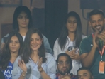 Anushka Sharma at the Chinnaswamy Stadium in Bengaluru.