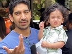 Ayan Mukerji with Raha Kapoor