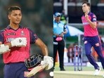 Trent Boult (right) and Yashasvi Jaiswal are both part of the RR squad in IPL 2024 Trent Boult (right) and Yashasvi Jaiswal are both part of the RR squad in IPL 2024
