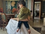 Sonam Kapoor shares dancing pictures with son Vayu. Sonam Kapoor shares dancing pictures with son Vayu.