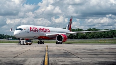 A view of Air India Airbus A350. (ANI Photo) A view of Air India Airbus A350. (ANI Photo)