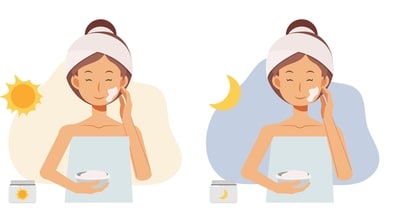Keep your face serums separate for the day and night (Adobe stock) Keep your face serums separate for the day and night (Adobe stock)